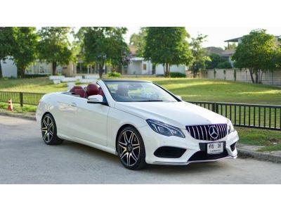 Benz E200 AMG Cabriolet W207 CBU ปี 2014 สีขาว เบาะแดง